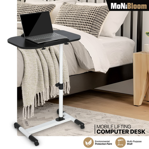 Swivel rolling laptop desk - [swivel,