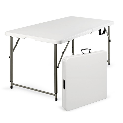 Folding table adjustable 4ft - adjustable,